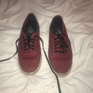 Maroon Vans